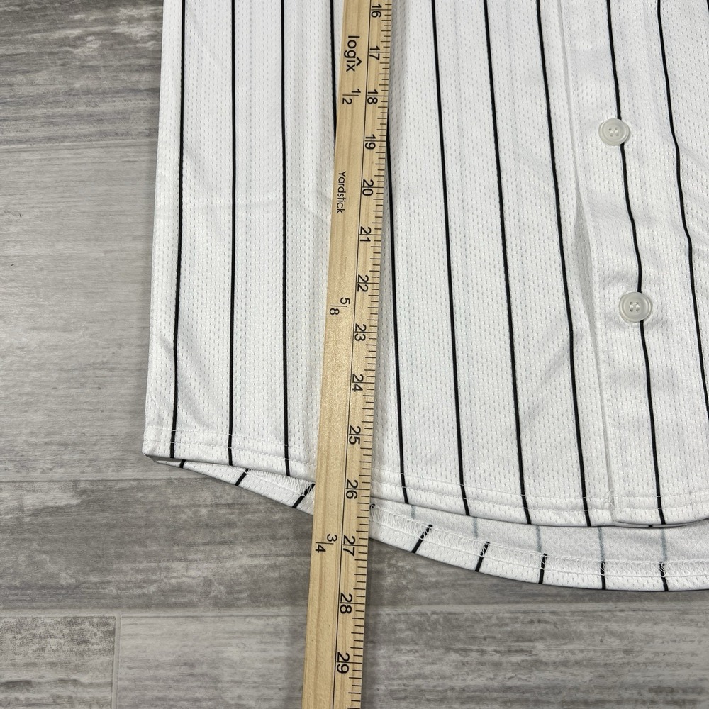 Nike Chicago White Sox MLB Yoan Moncada White Jersey Youth Large 14/16 $125 NEW - Picture 8 of 10